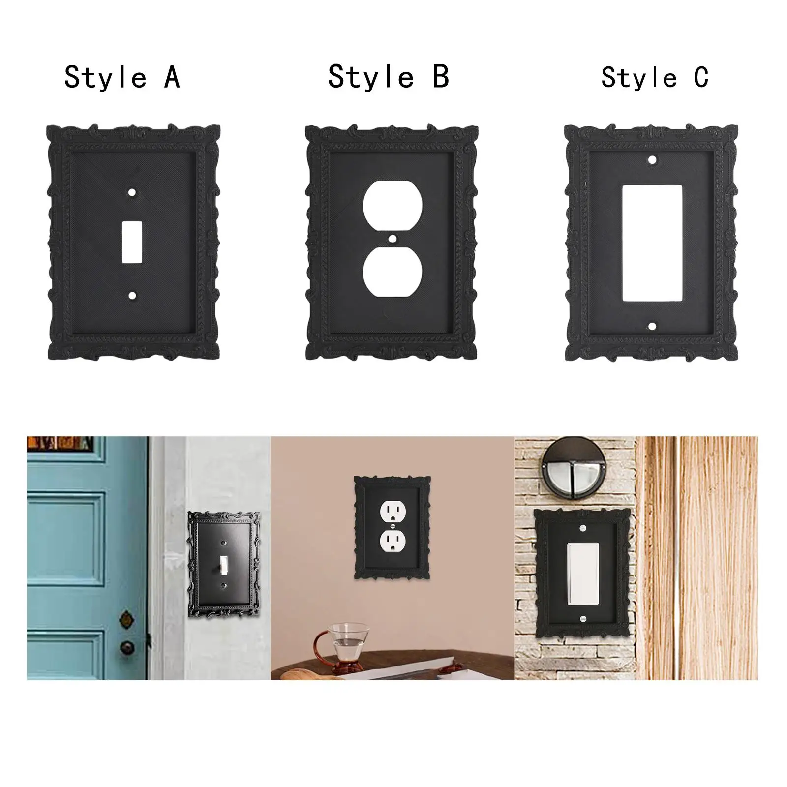 

Крышка переключателя лампы, классический художественный декор, панель переключателя, переключатель для спальни, дома, ванной комнаты, кухни, стены