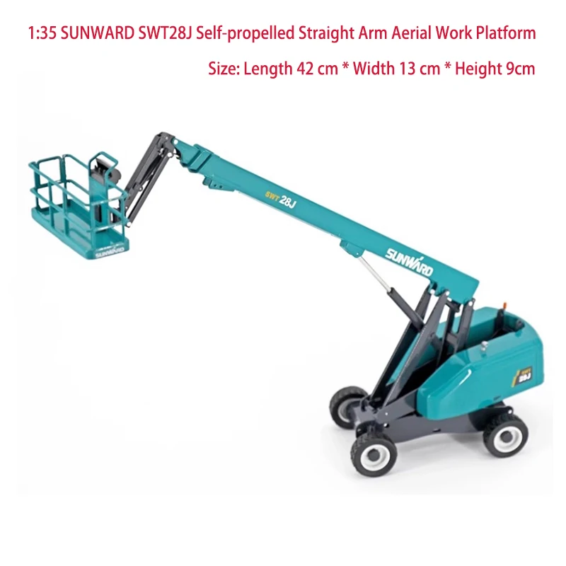 

Diecast 1:35 SUNWARD SWT28J Self-propelled Straight Arm Aerial Work Platform Alloy Engineering Model Collection Souvenir Gift