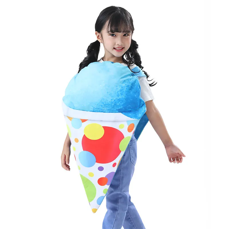 Kids Creative Stage Performance Clothing Ice-Cream Fancy Dress Girls Boys Cosplay Party Outfit Halloween Costumes SL8797