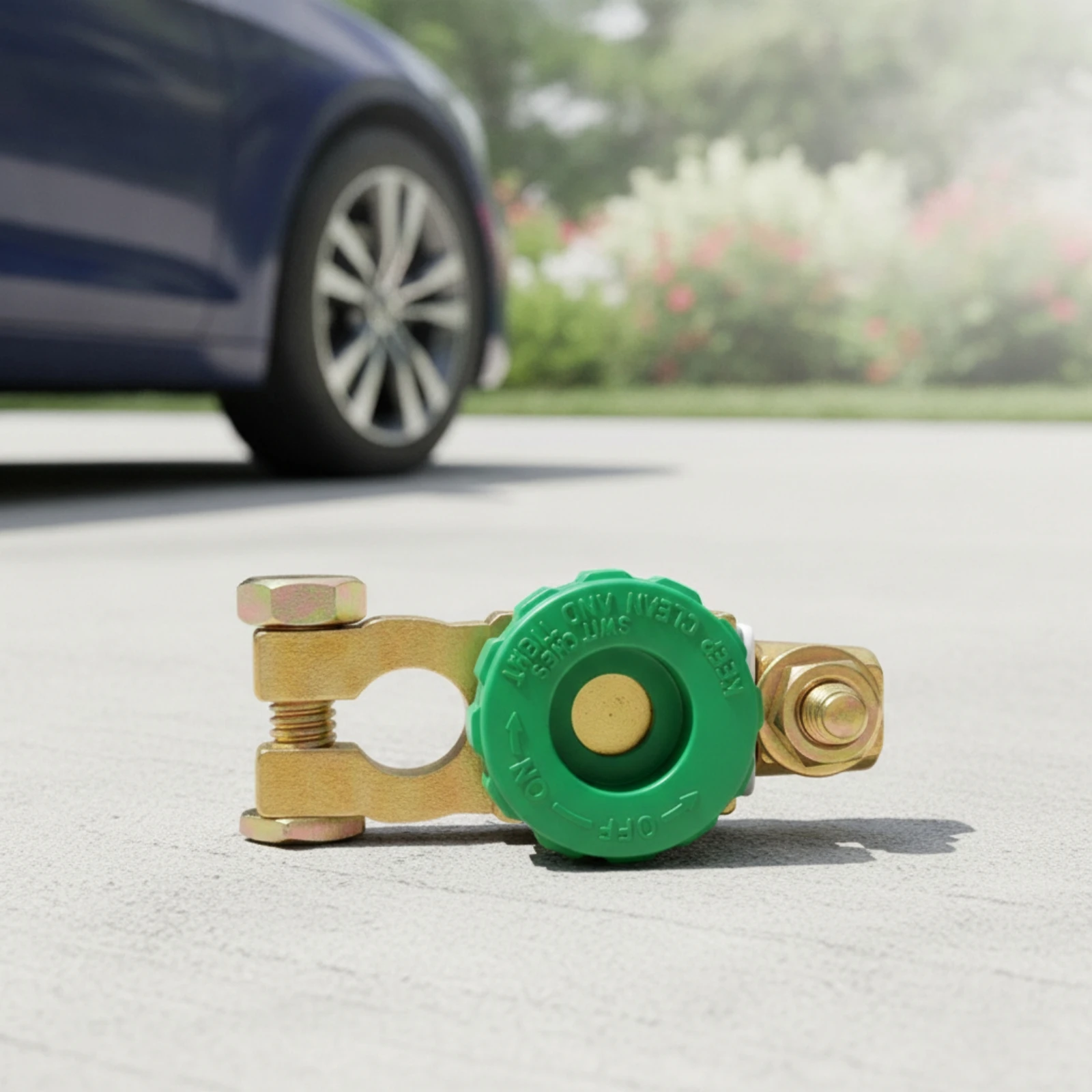 Battery Disconnect Switch Stable Current Transfer Battery Switch with Rotary Knob Corrosion Resistant High Conductivity