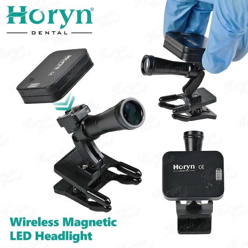 

5 Вт светодиодный беспроводной портативный стоматологический налобный фонарь, стоматологическая фара, лупа, магнитная двойная батарея, стоматологический хирургический налобный фонарь