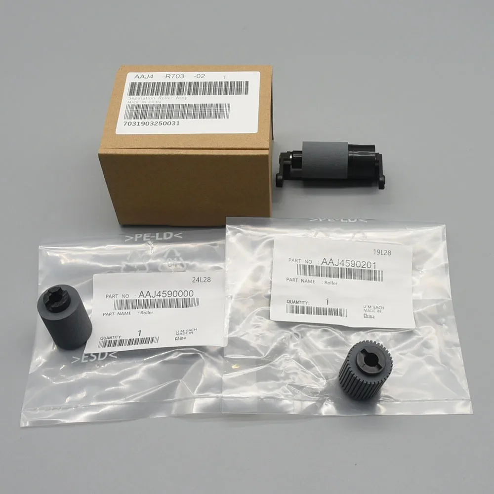 

1set AAJ4590000 AAJ4590201 AAJ4-R703-02 ADF Pickup Roller Kits for Konica Minolta BH266i 306i 226i 246i DF633 205i