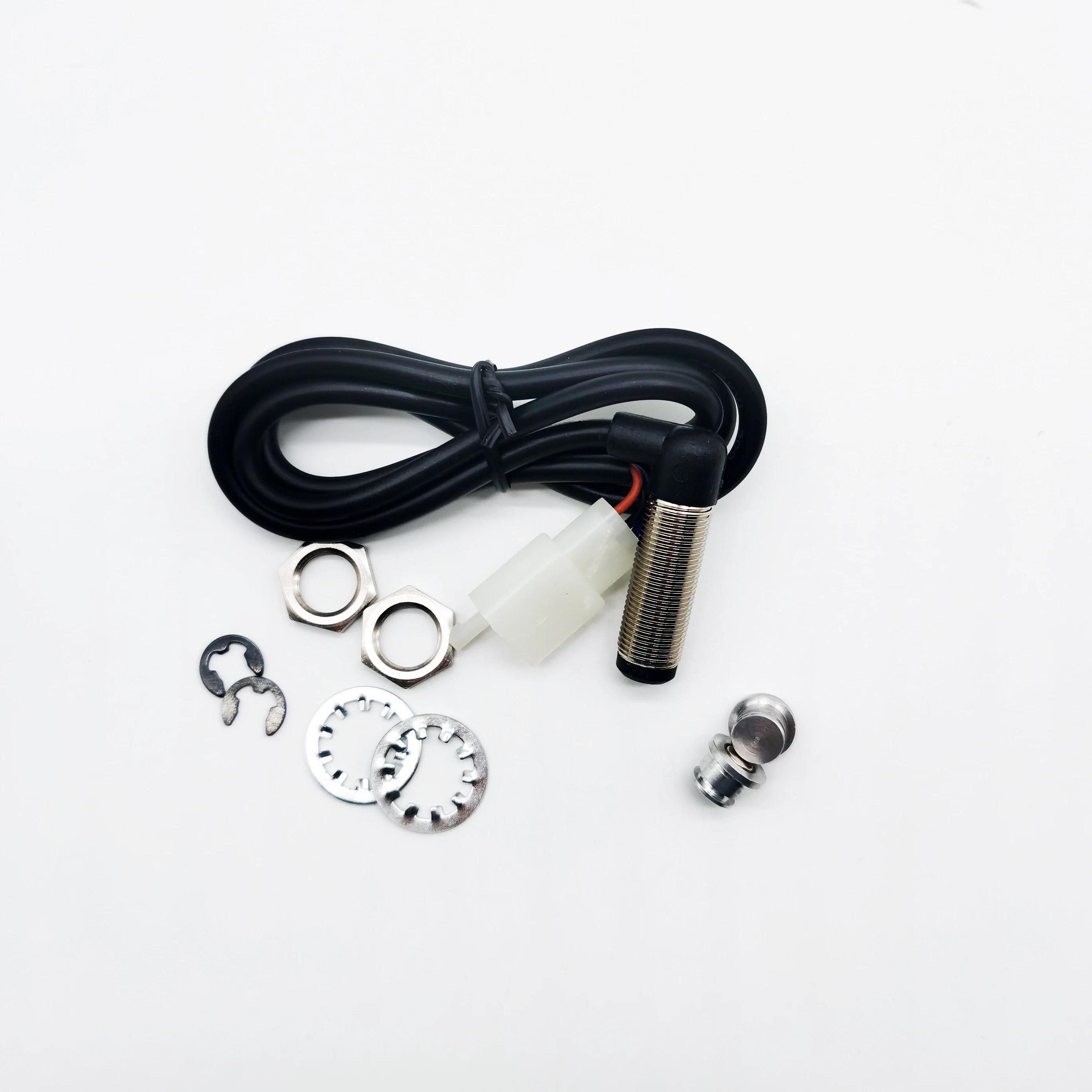 DC 12V Motorcycle Universal Meter Sensor Line with Magnet Scooter Motor Instrument Speedometer Speed Meter 3 Pin Sensor Cable