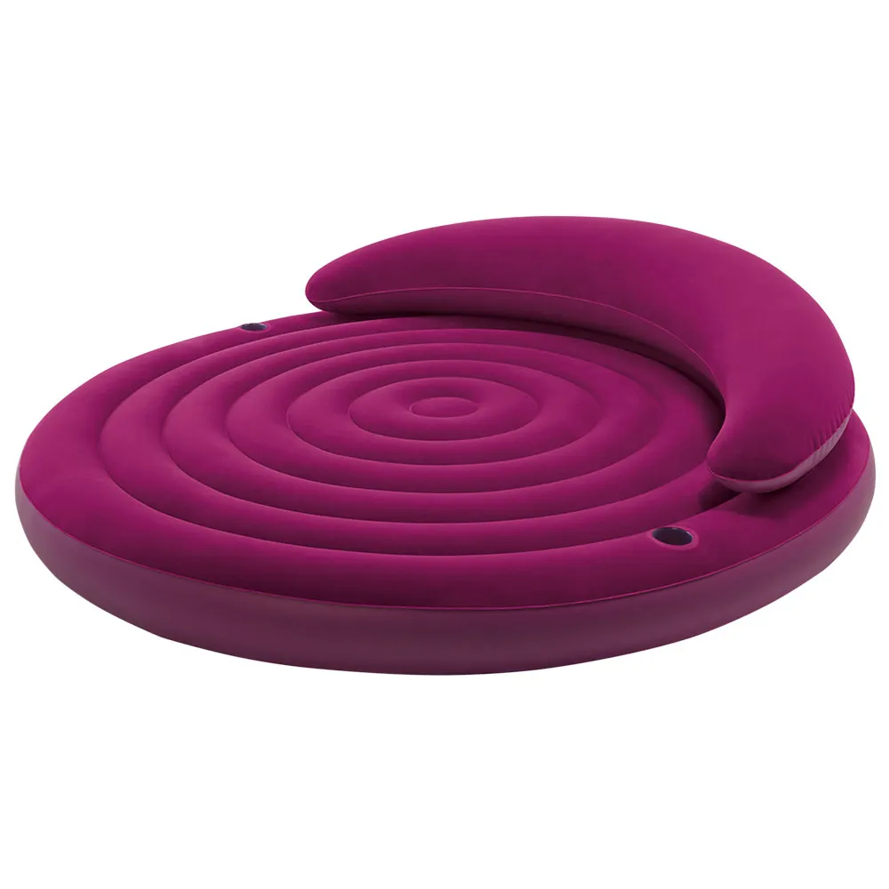 Inflatable mattress intex circular shape 191x53 cm-eggplant