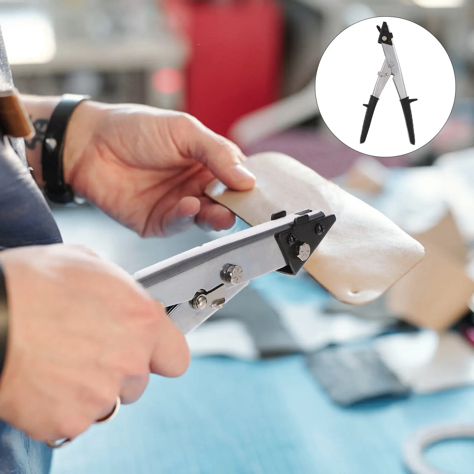 

Ножницы для резки металла, экономящие силы, с нескользящей ручкой и встроенной пружиной для непрерывной резки толстолистового металла, обеспечивающие гладкие и аккуратные результаты.