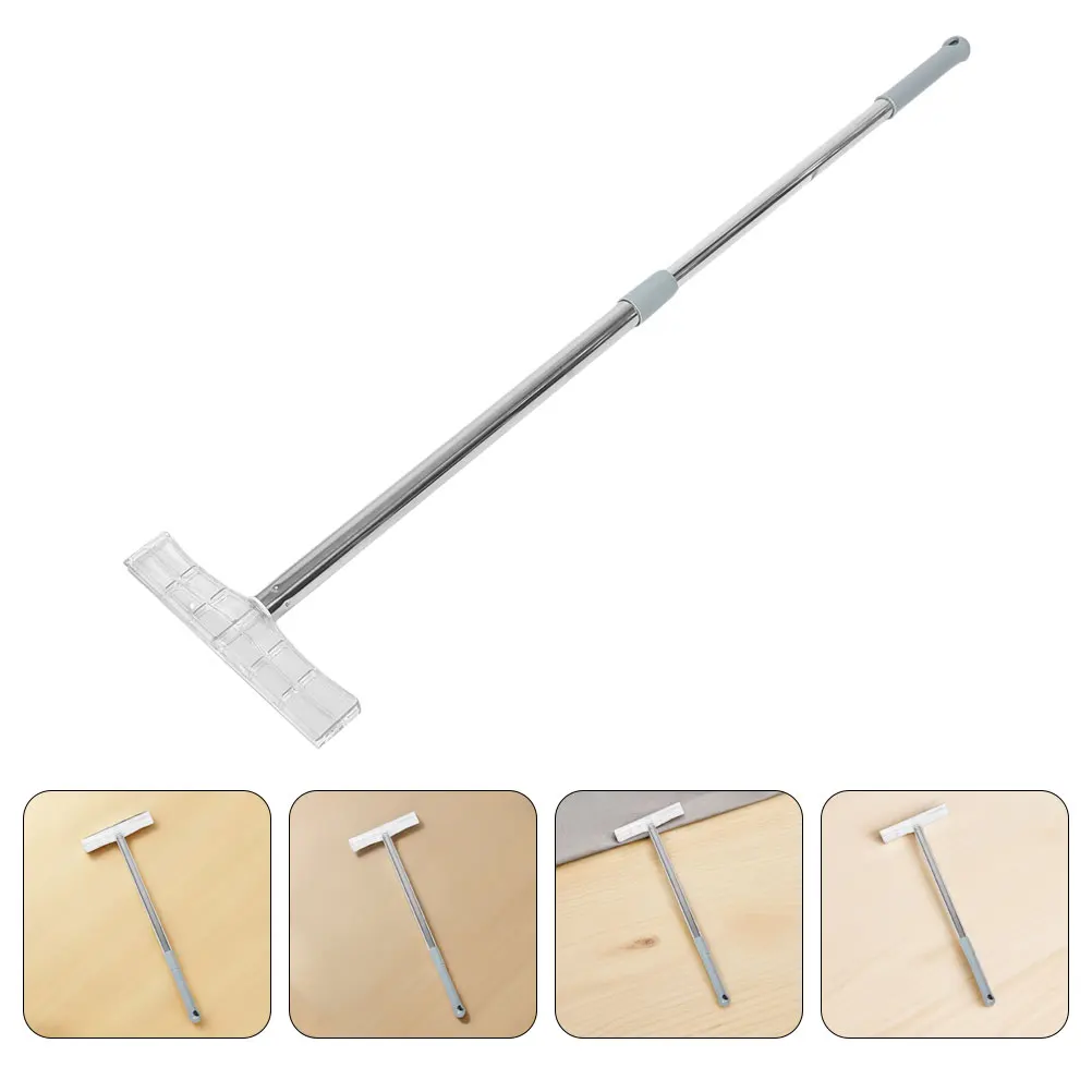 

2pcs Handheld Sign Holder Telescopic Pole Stainless Steel Plastic Clip Lightweight For Airport Parade Sports Exhibition