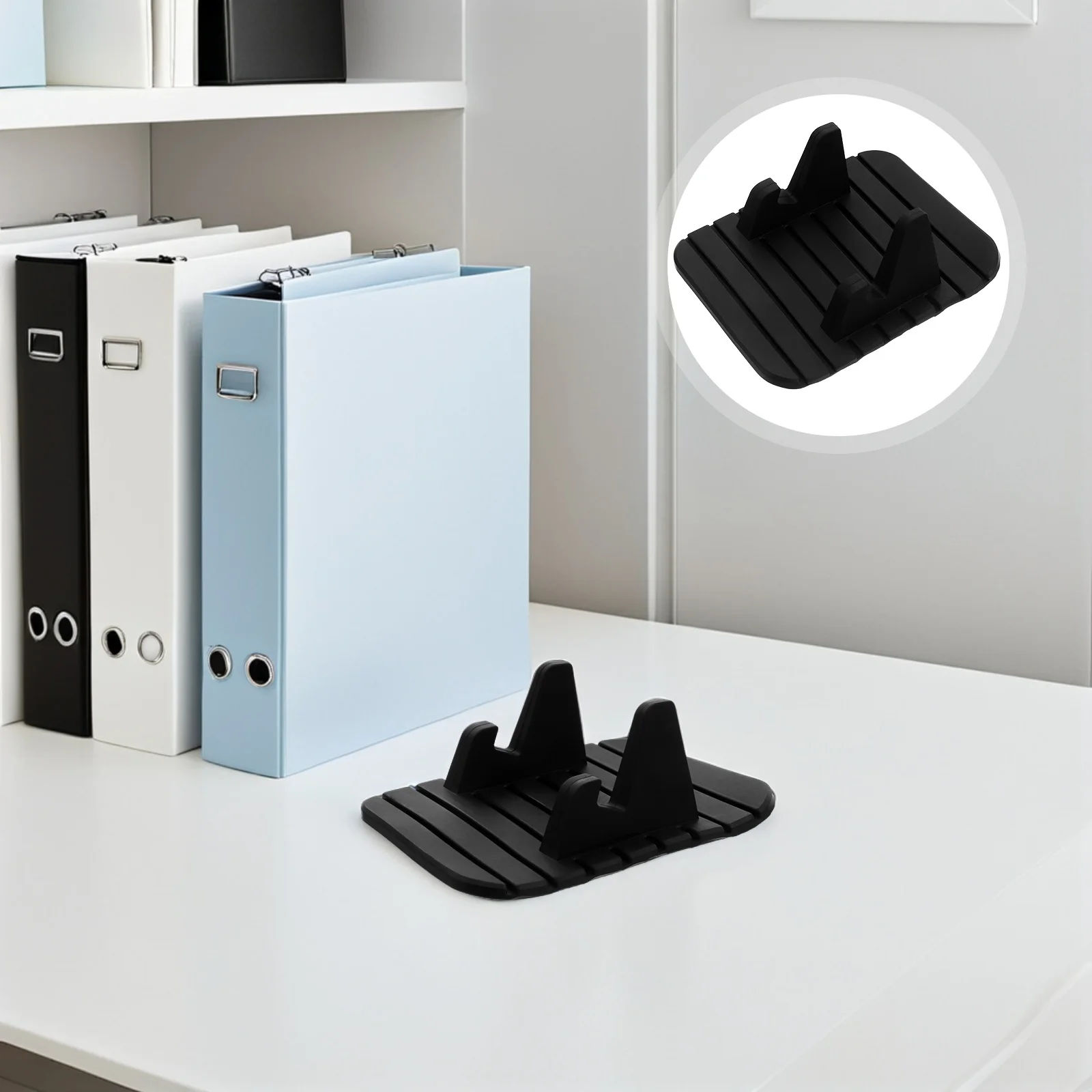 

Car Phone Holder Black Silicone Dashboard Mount Cellphone Stand Anti Slip Cradle for Car Navigation Mobile Stand Vehicle