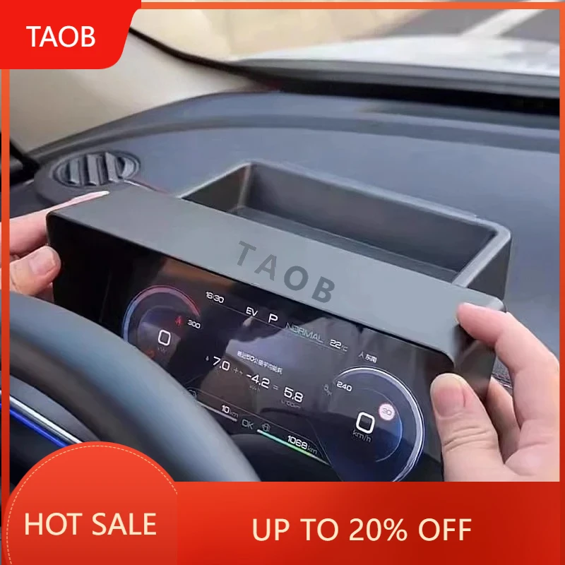 New High Quality For Leapmotor C10 C16 2024 - 2026 Instrument Screen Rear Storage Box Light Shield Sunshade Tray Sunscreen Inter