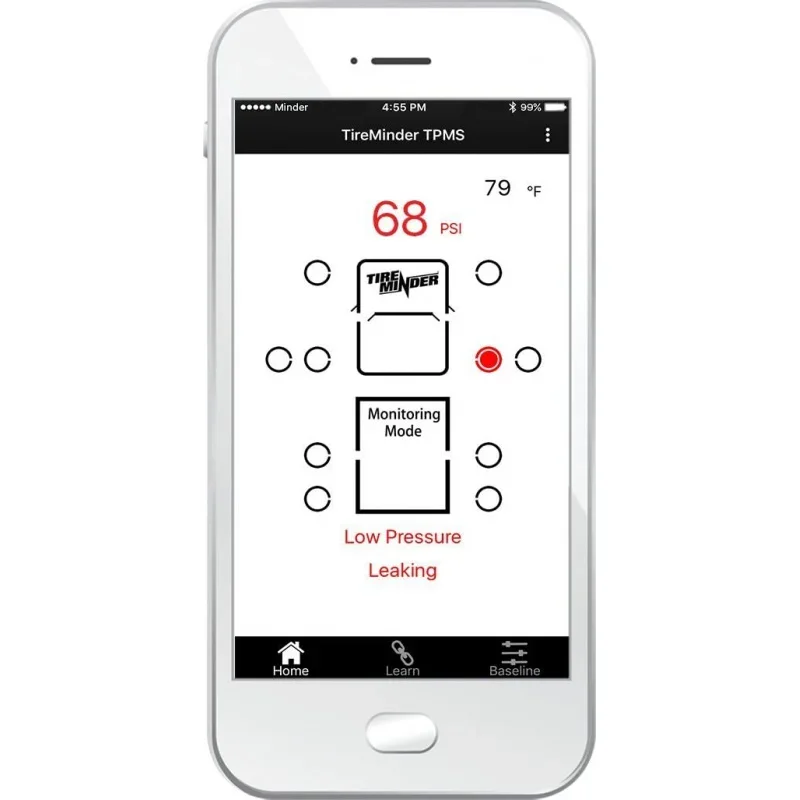 Smart TPMS with 4 Transmitters for RVs, MotorHomes, 5th Wheels, Motor Coaches and Trailers