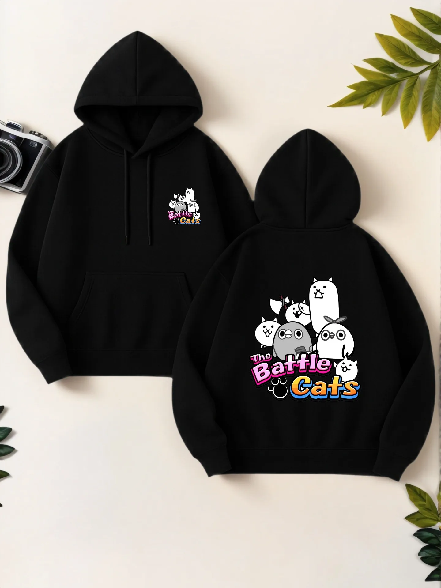 

Graphic Hoodie, Cartoon Print, Kawaii Style, Soft Fabric, Casual Everyday Wear, For Men