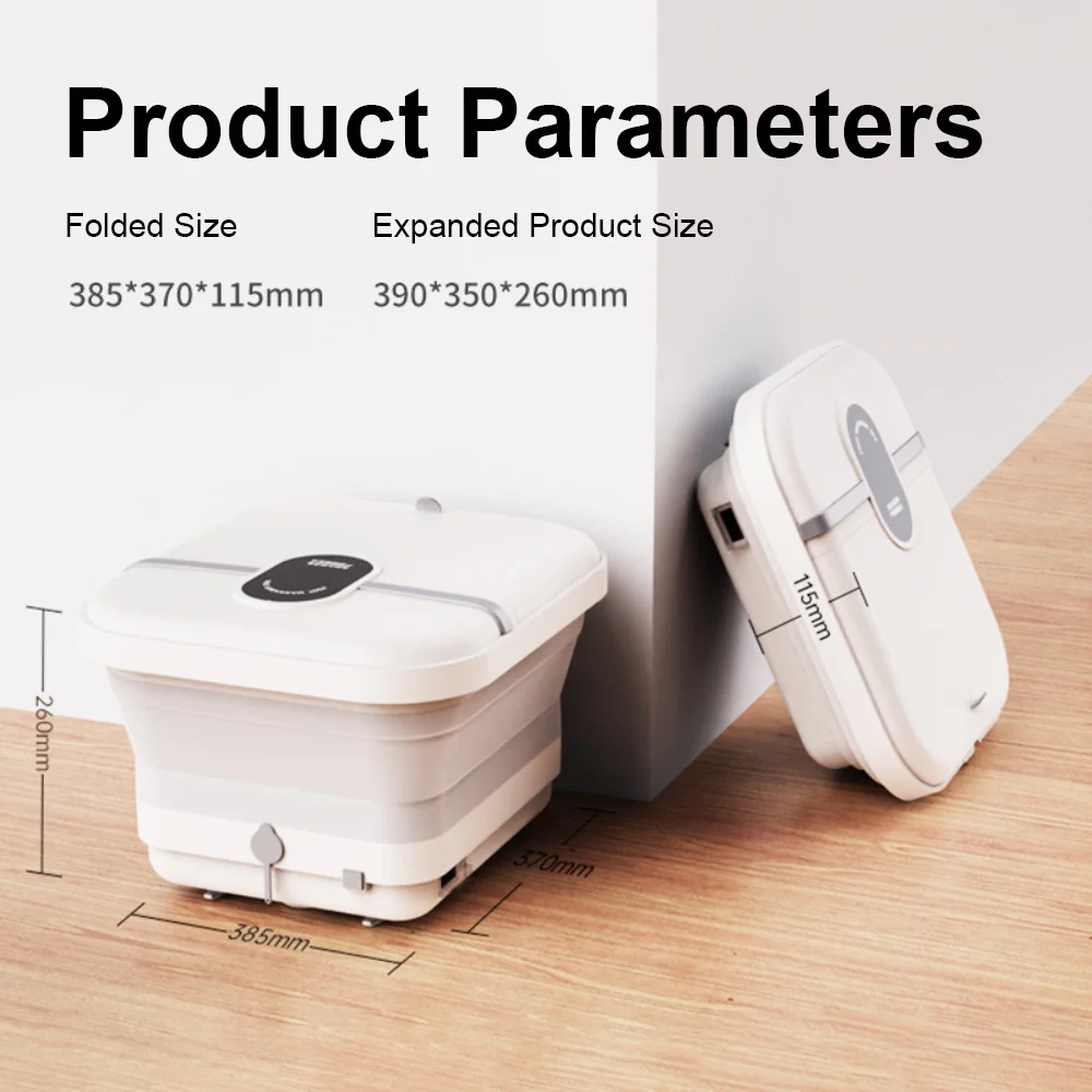 Home Folding Massage Foot Bath Portable Constant Temperature Electric Multi-Function Foot Bath Automatic Heating Relax Gift ﻿