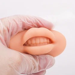 Embroidery Lip Module Practice Semi Permanent Embroidery Module 5D Simulation Stereoscopic Silicon Solid Rubber Lip Block
