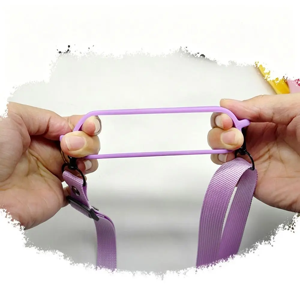 Portable Adjustable Water Bottle Strap Multi-Color Universal Bottle Carrier Nylon Braid Shoulder Strap for Travel