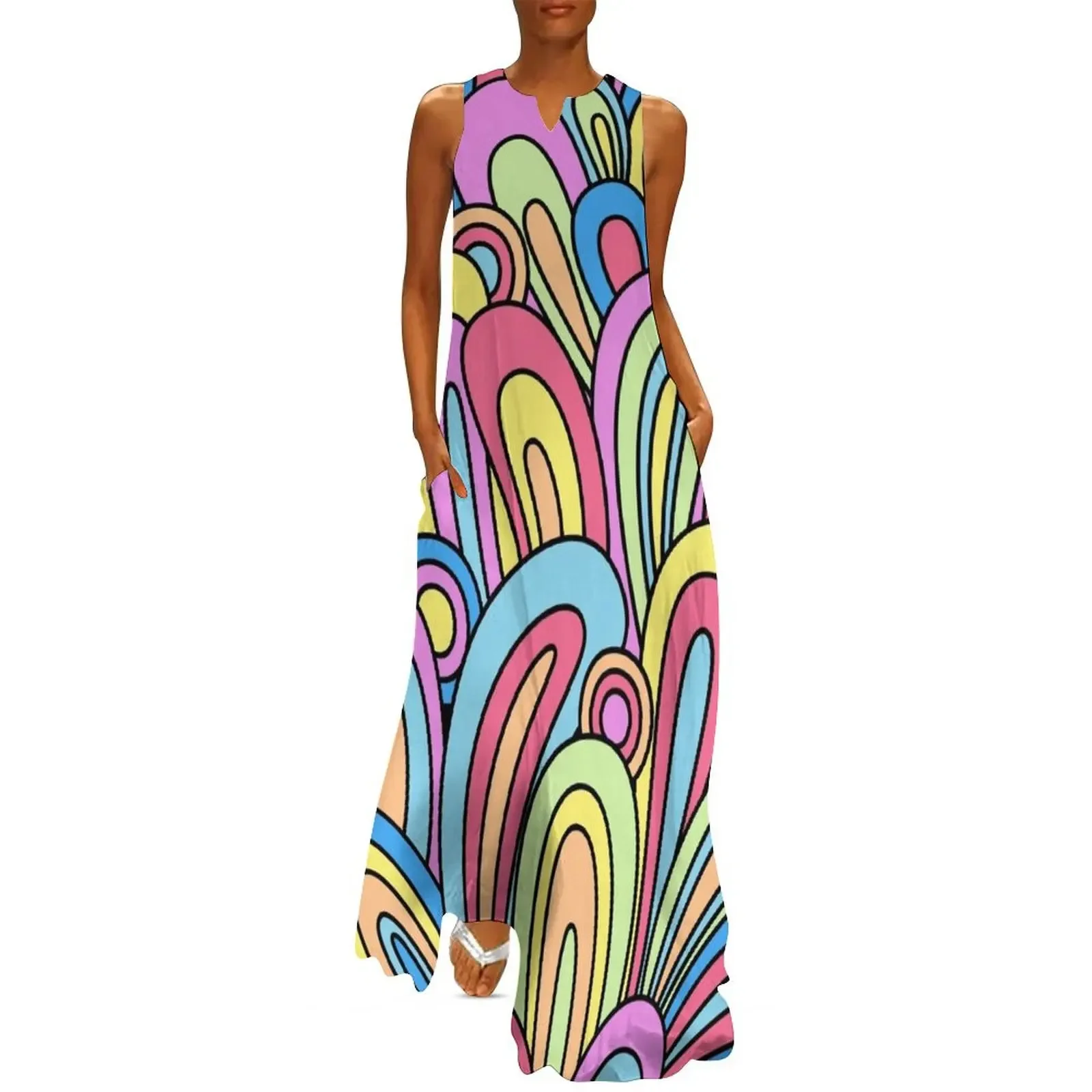 

Full on swirlies Long Dress women clothing 2025 new arrivals women party dresses Dress