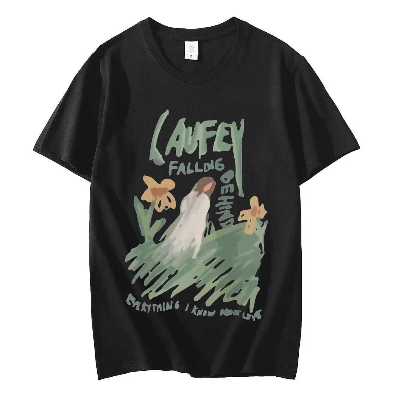

Singer Laufey Bewitched Graphic T Shirts Men's Women's Fashion Casual Oversized T-shirts Summer 100% Cotton Short Sleeve T-shirt