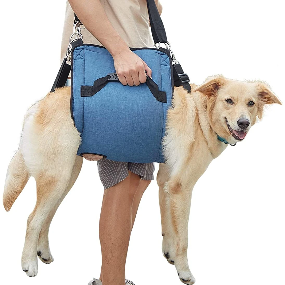 

Dog Carry Sling,Dog Harness Padded For Old, Disabled, Joint Injuries, Arthritis, Dog Carrier For Senior Dogs Up & Down Stair