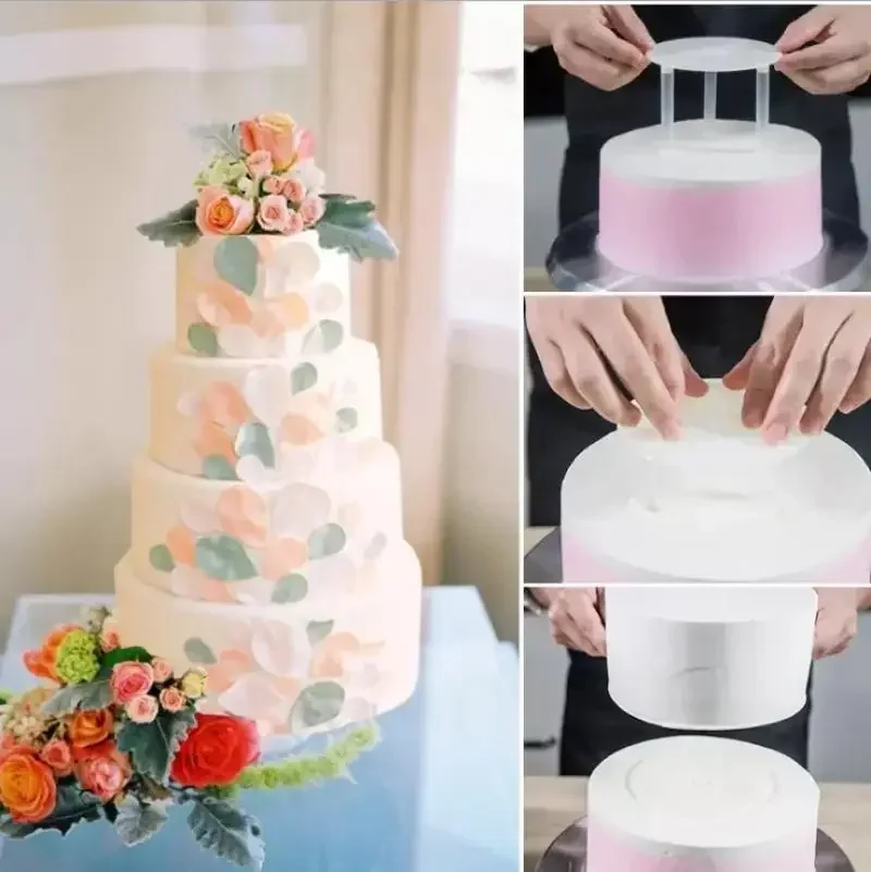 4-12inch Multi-layer Cake Support Frame Practical Cake Stands Round Dessert Support Spacer Piling Bracket Kitchen DIY Cake Tool