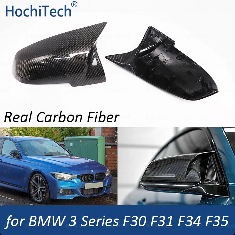 M Look Rearview Mirror Cover Cap Real Carbon Fiber for BMW 3 series F30 f31 F34 F35 316i 318i 320i 328i 330i 335i 340i 316d 318d