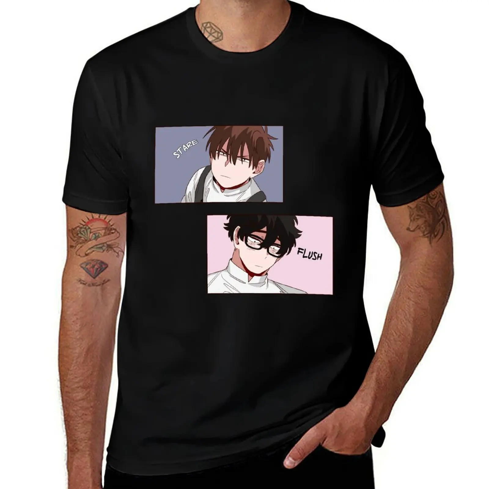

(BL)Sign (Yaoi) (Manhwa) Language- Suhwa () by Ker. Gyoon stare at Yohan that he blush. Cute moment T-Shirt