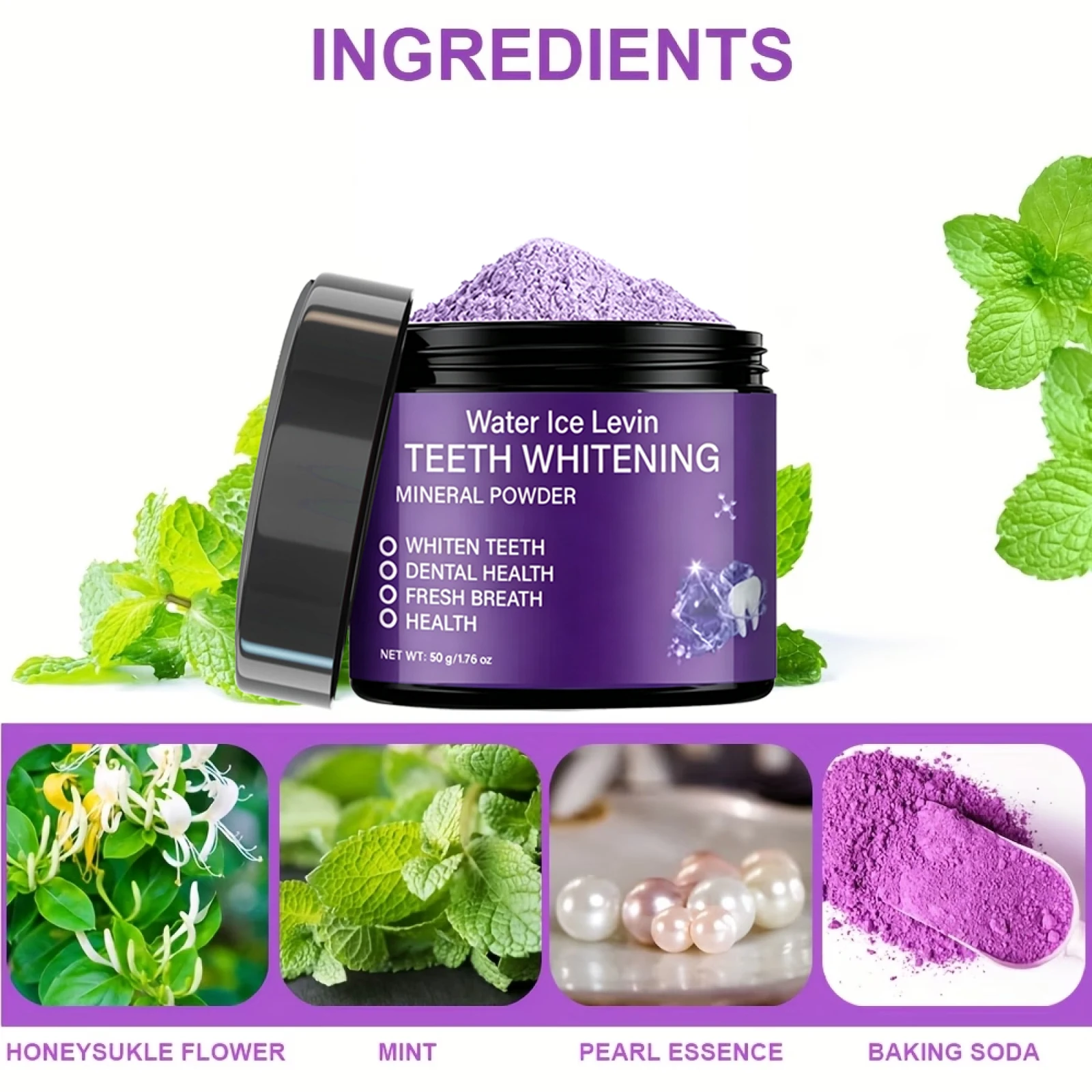 Zahnaufhellendes Mineralpulver – Teeth Whitening Baking Soda Bewertung und Preis