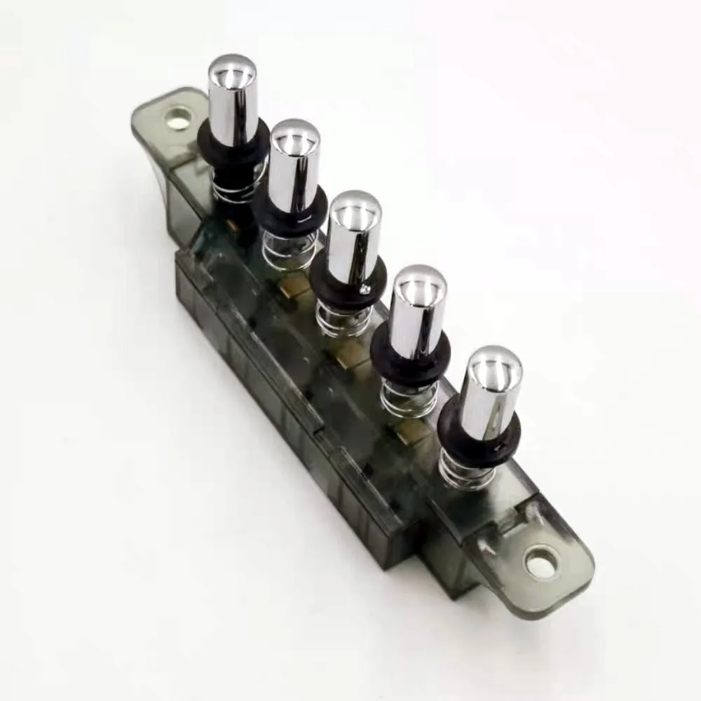 MQ165 3-Interlock 1-Reset 1-Latching 5 Keys Switch 250VAC 4A for Kitchen Hood