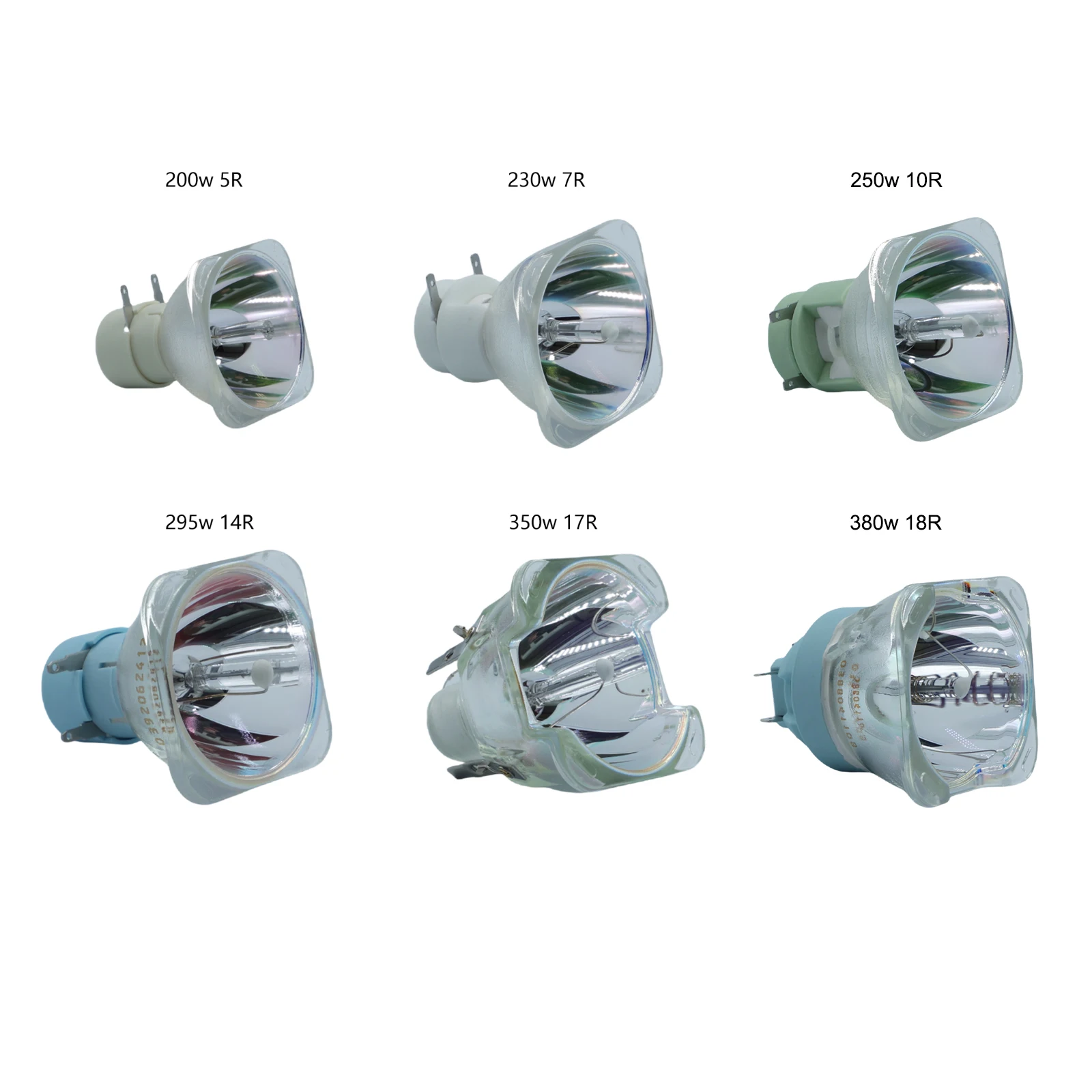 Imagem -02 - Lâmpada Movendo a Cabeça Feixe de Luz Palco Movendo a Cabeça 200w 230w 295w 350w Feixe Afiado Movendo a Cabeça Glühbirne 5r 7r 10r 14r 17r 18r