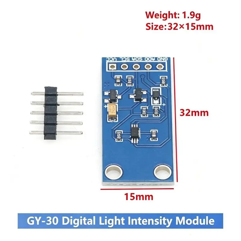 GY-30 BH1750 Digital Light Intensity Sensor Module I2C Interface for Arduino 1PCS/3PCS/5PCS