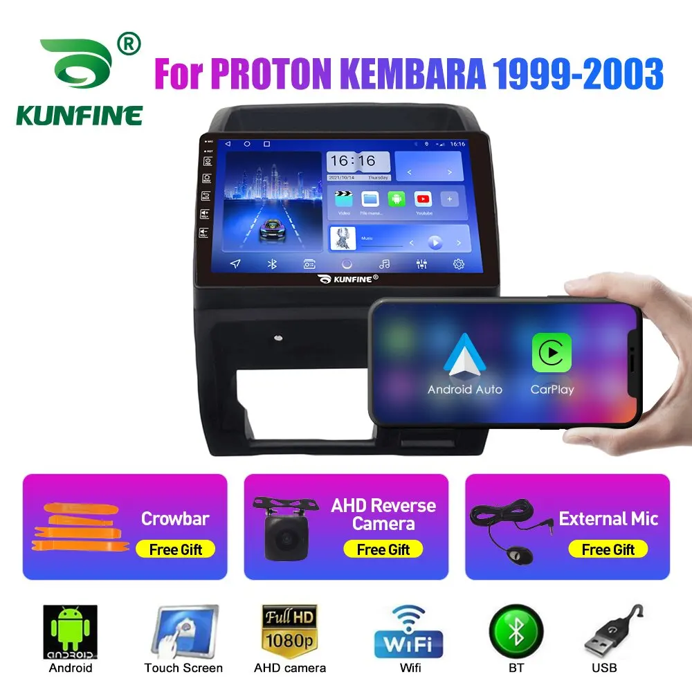 2Din Android Car Radio For PROTON KEMBARA 1999-03 Multimedia Video Player GPS Navigation Stereo Audio Head Unit Carplay 4G Wifi