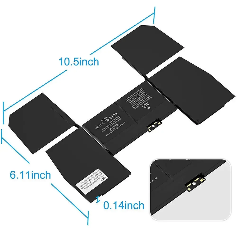 

refer to A1527 A1534 Battery for Apple MacBook Retina 12" A1534 EMC 3099 EMC 2746