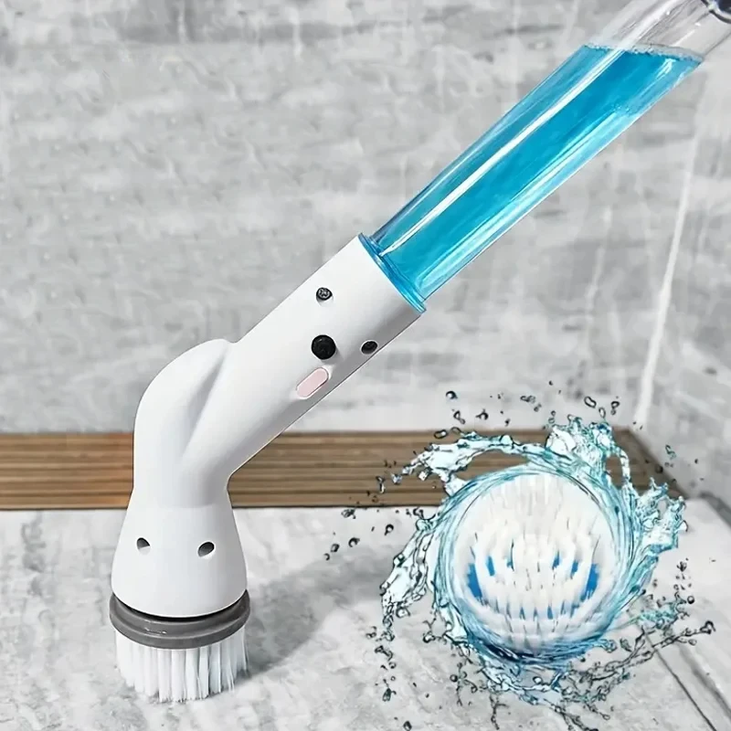 

1/2 шт. электрическая щетка для чистки ванной комнаты, окна, кухни, автомобильная многофункциональная бытовая вращающаяся беспроводная чистящая машина