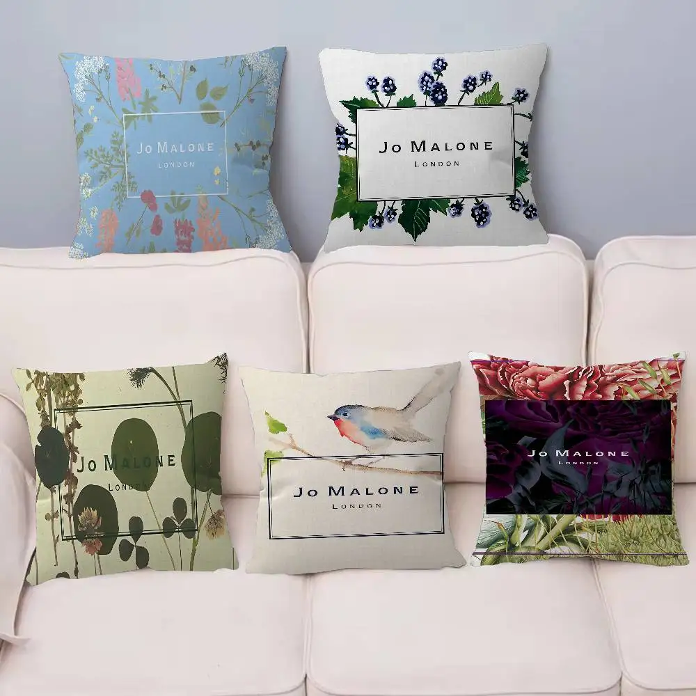 J-Jo M-Malone L-LOGO Pillow Anime Pillow Sofa Bed Head Pillow Cover Cushion Cover 45x45 cm Fashion