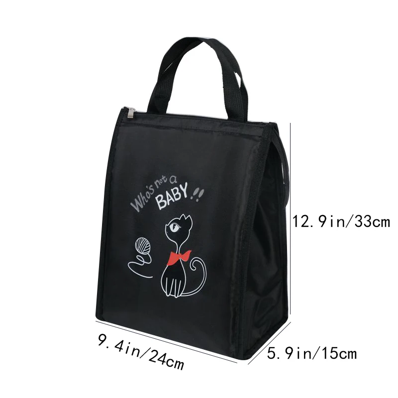 Thickened aluminum foil portable bento bag, lunch bag for going out, shopping bag, fresh-keeping lunch box bag