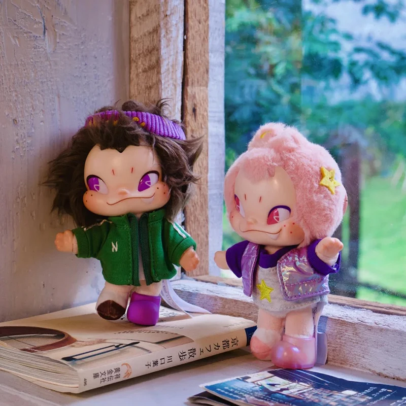 

13cm Ninnic Free Style Vinyl Doll Blind Box Whimsical Animal Keychain Soft Hanging Doll For Backpack Decor Halloween Gift