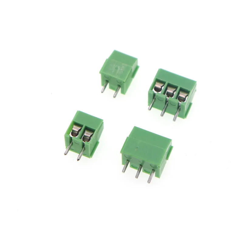 10pcs KF350 2P 3P 3.5mm Pitch 2Pin 3 Pin 2 way Straight Pin PCB Screw Terminal Block Connector