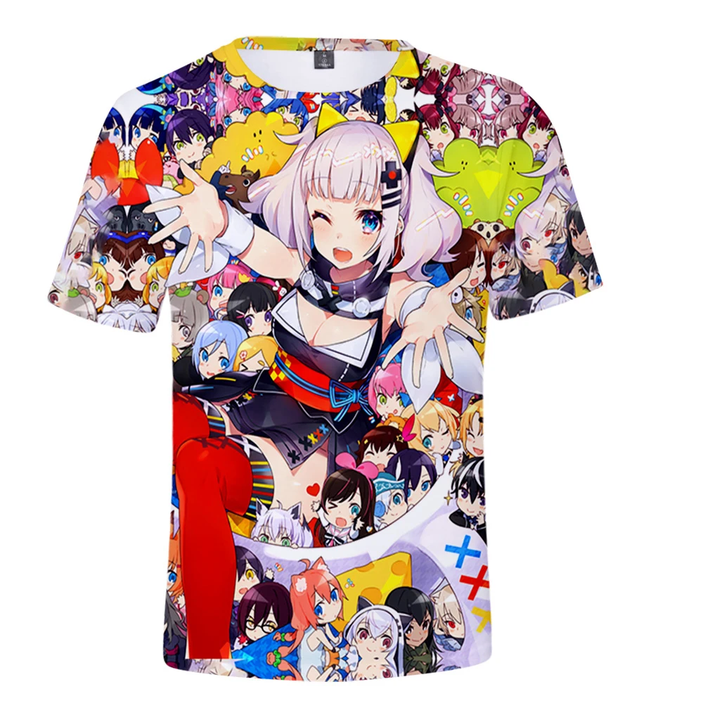 Kaguya Luna 3D Print Spring Summer Preppy Men/Women T-shirt Streetwear Kawaii Streetwear style T shirt Street Clothes