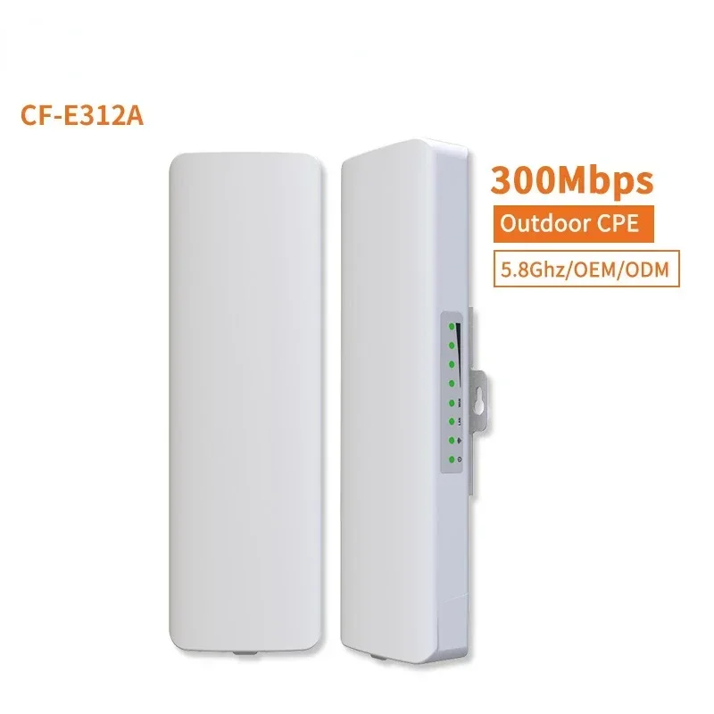 Cross borderwireless CPE bridge CF-E312A V2 10km 5.8Ghz 300mbps Outdoor CPE long range Wifi Repeater For Camera PTP CPE