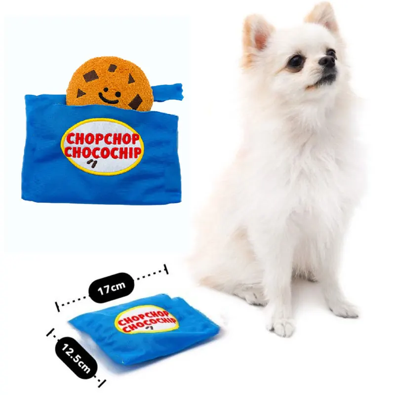 Pet Dog Chew Toys  Cute Cookies Toy Chewers Dog Toothbrush Doggy sandpaper Sounding Puppy Dental Care For Dog Pet Accessories