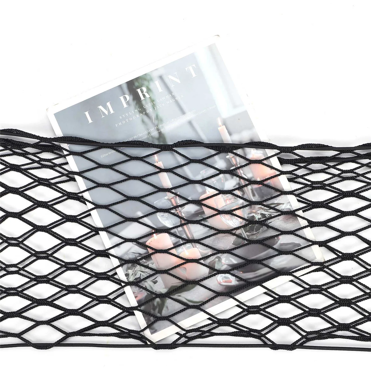 Car Trunk Luggage Net Rear Cargo Mesh Net Storage Elastic Holder for Mercedes-Benz Vito W447 Metris Truck Parts