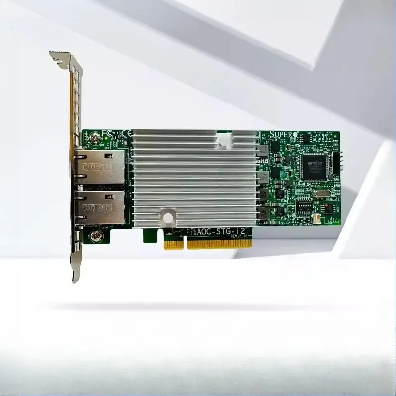 أجزاء لـ AOC-STG-I2T 10 جيجابت منفذ كهربائي مزدوج PCIe بطاقة واجهة الشبكة Intel X540-T2 Synology esxi تمرير من خلال #1