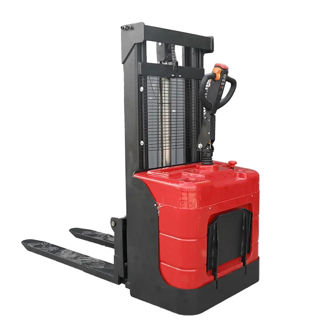 All-electric Standing rack type  Forklift1500kg  3m Full Electric Forklift Battery Stacker