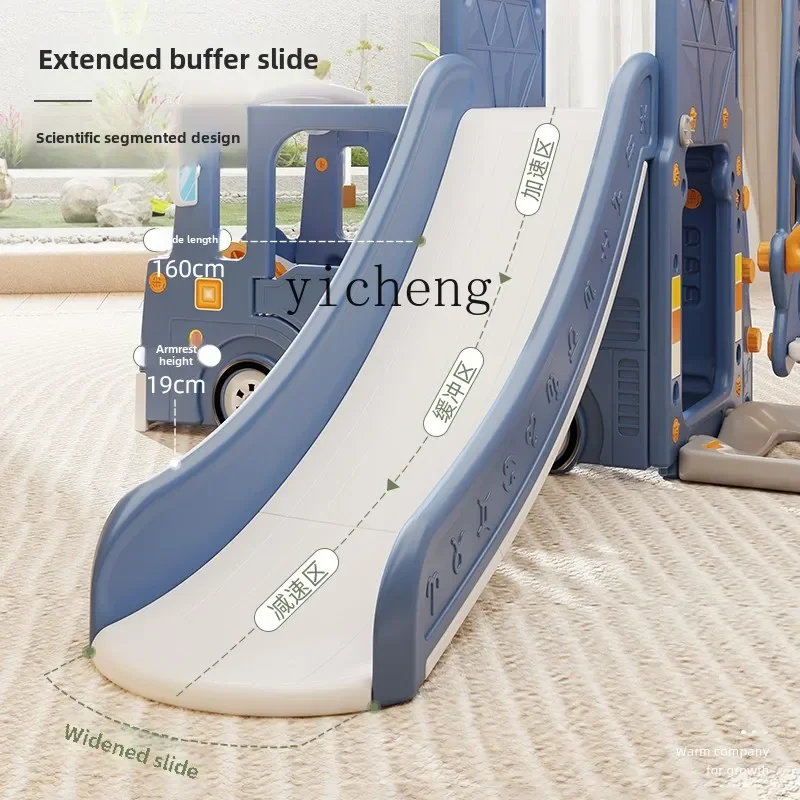 ZC casa interna das crianças jardim de infância ao ar livre bebê slide balanço brinquedo família playground das crianças