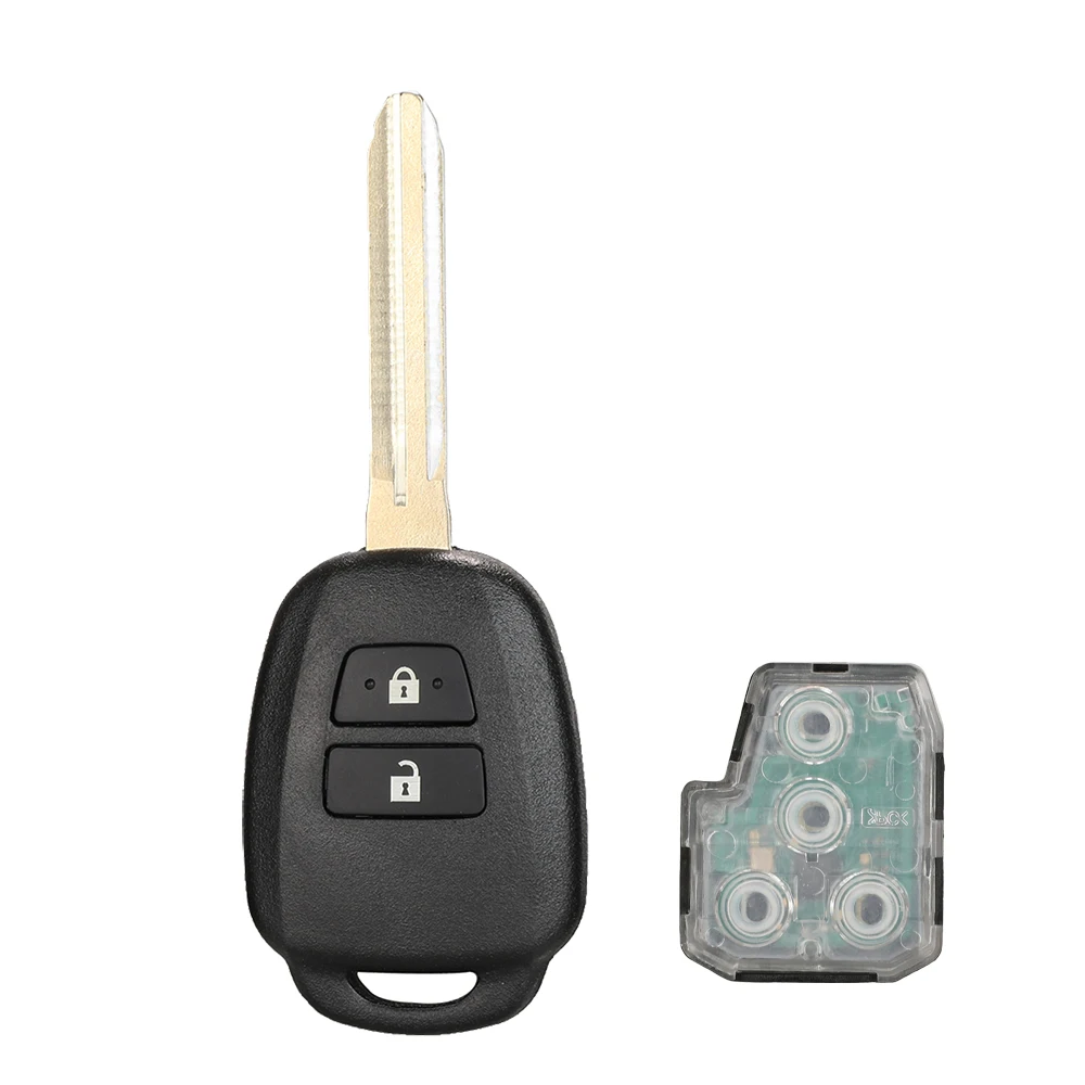 Jingyuqin Fernbedienung Auto Schlüssel für Toyota RAV4 Highlander Sequoia Tundra Tacoma Fob 3 4 Tasten 314 MHz/315 mhz H Chip GQ4-52T