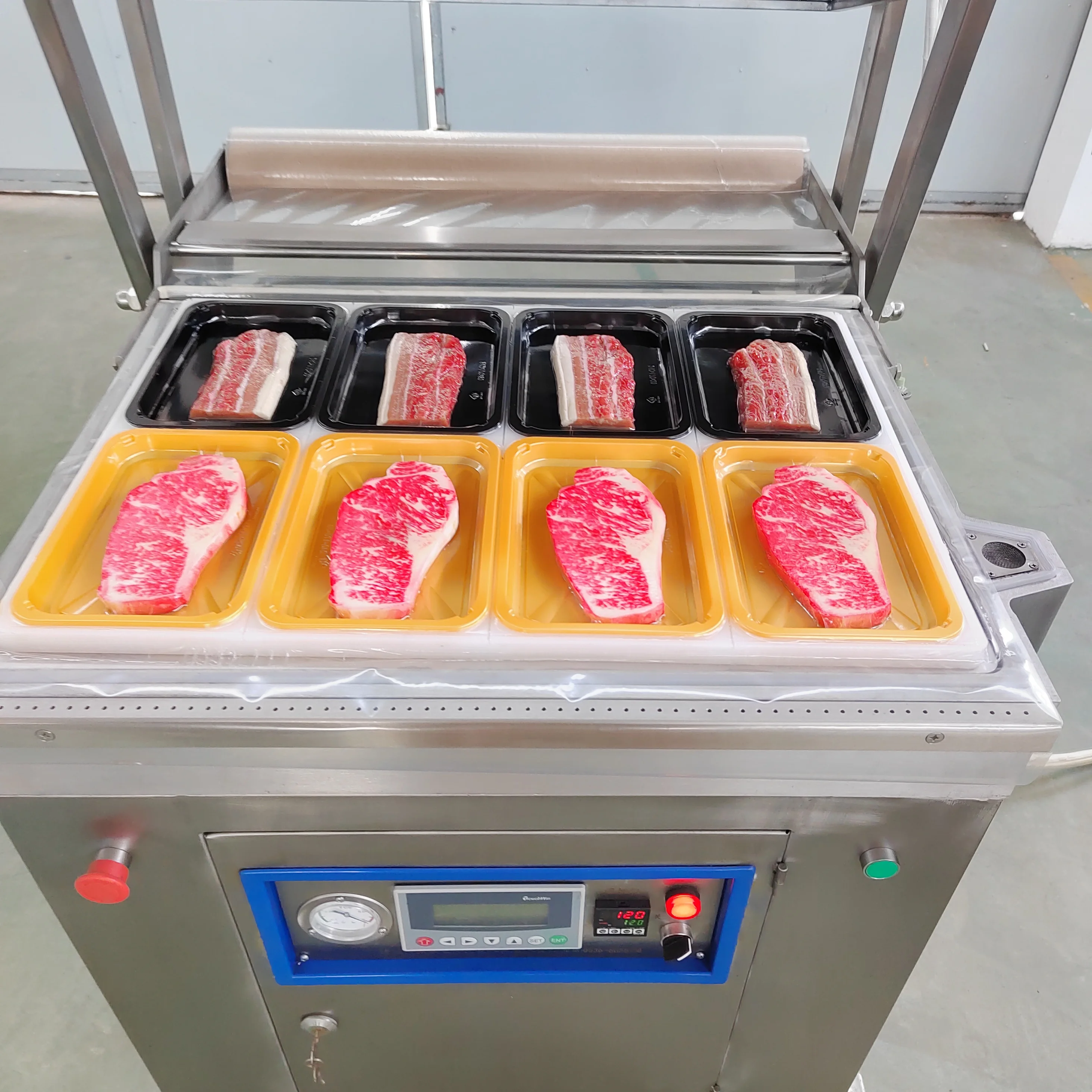 Commercial Chicken Fish Sausage Vacuum Sealing Machine Packaging Machine Filling Meat Vacuum Sealing Packaging Machine