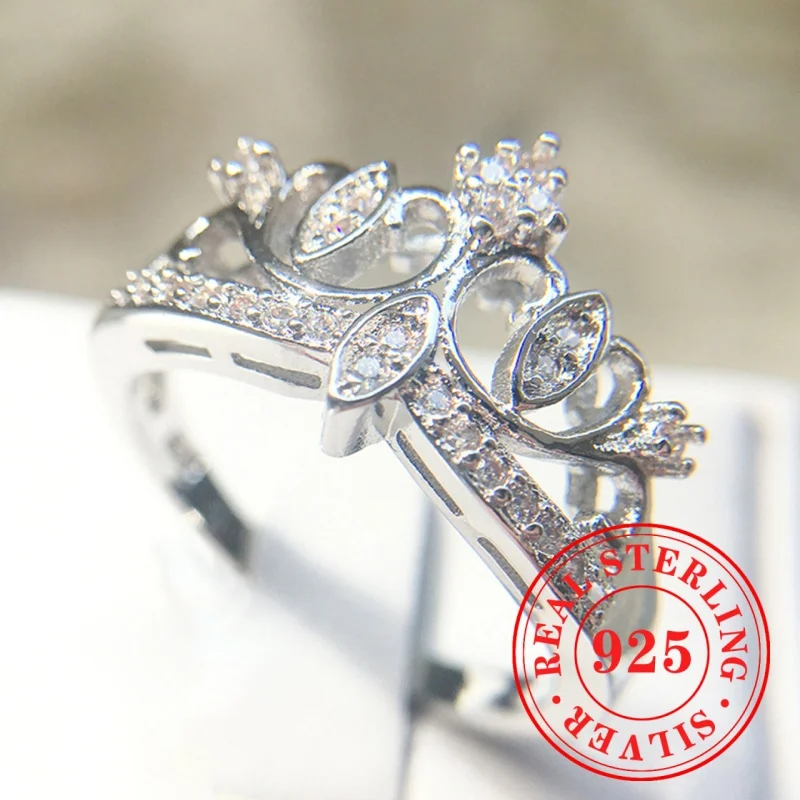 

CAOSHI Temperament Sweet Princess Style Ring for Women High Quality 925 Sterling Silver Wedding Finger Accessories Jewelry Gifts