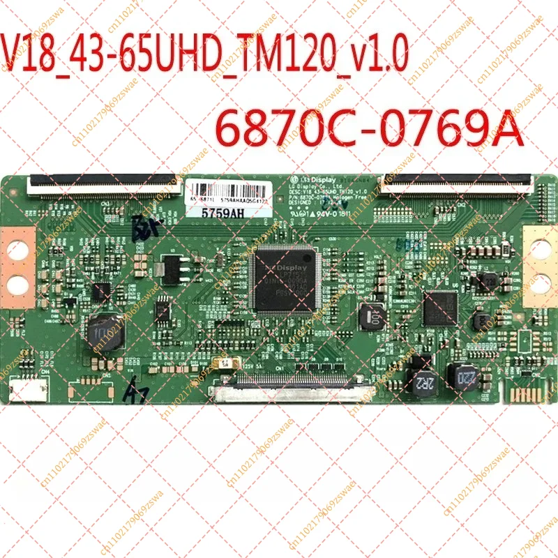 6870C-0769A V18_43-65UHD_TM120_v1.0 T-Con Board For Display Equipment T Con Card Original Replacement Board 6870C 0769A