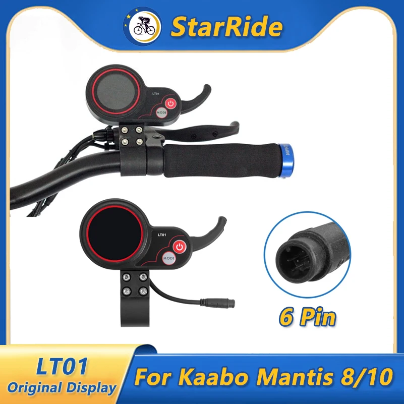 LT01 Display 36V-60V 6Pin Thumb Throttle For Kaabo Mantis 8 10 Kaabo Wolf Warrior X Kaabo Wolf Warrior 11 Electric Scooter Parts