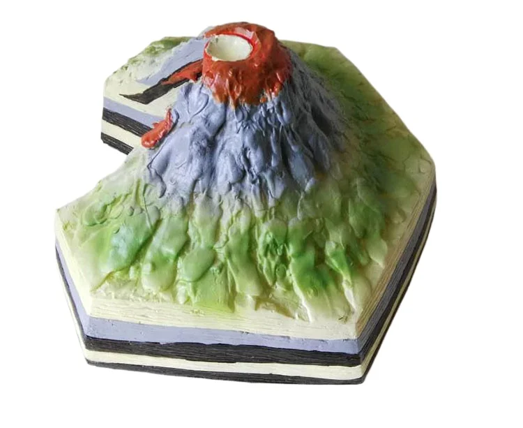 

Volcanic eruption Volcanic eruption model Geology Geomorphology Geography teaching instrument Lava eruption model