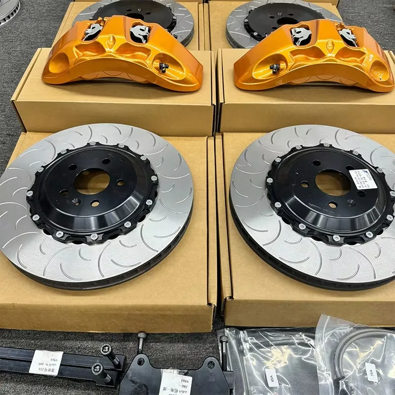 9N 6-Piston Big Brake Caliper System with Brake Discs and Brake Pads Upgrade