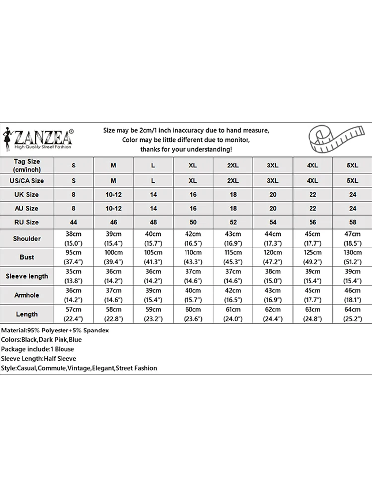 2025 ZANZEA Camicetta stampata a quadri estiva Donna Vintage Mezza manica Top Casual O Collo Lavoro Blusas Camicia da vacanza elegante femminile