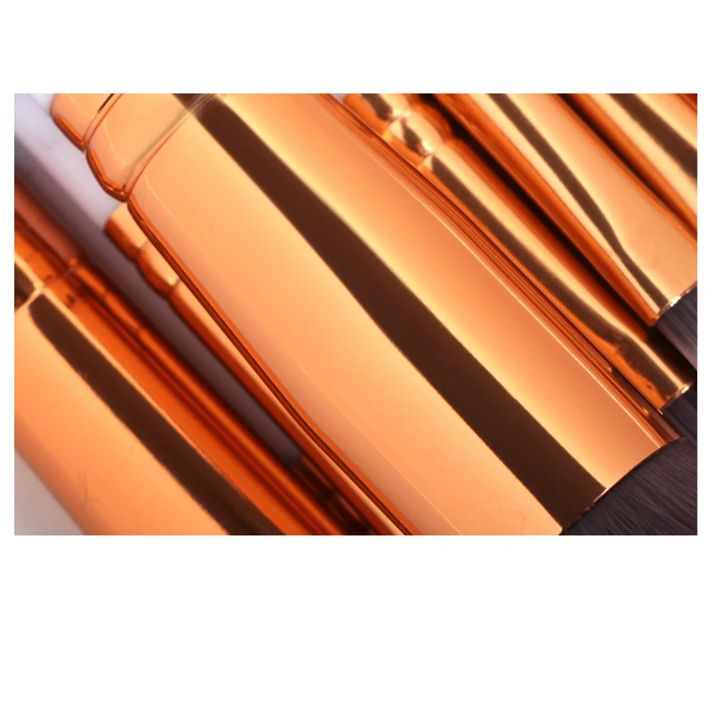 10本入り マーブル調メイクブラシ プレミアムセット コントロールされたアイシャドウの塗布、ファンデーションのブレンド、眉ライナー、チークに最適